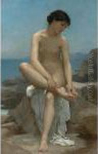 The Bather by William-Adolphe Bouguereau