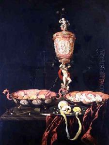 Still Life with a Goblet by Johann Georg (also Hintz, Hainz, Heintz) Hinz