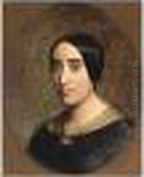 Portrait D'amelina Dufaud Bouguereau - view 1