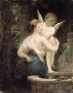 A Study For L'amourredemnant Ses Armes by William-Adolphe Bouguereau