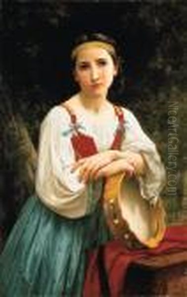 Bohmienne Au Tambour De Basque (gypsy Girl With Basquetambourine) - view 1