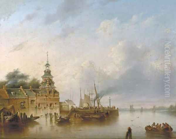 Activities at the Oude Hoofdpoort, Rotterdam - view 1