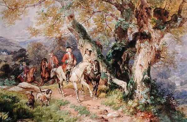 18th Century Figures in a Landscape - view 1