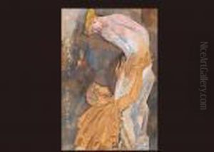 Galatia And Pigmarion by Emile-Antoine Bourdelle