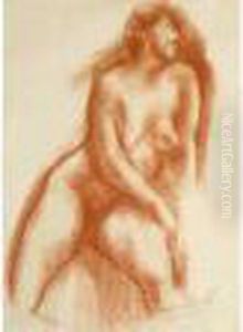 Nu Assis by Emile-Antoine Bourdelle