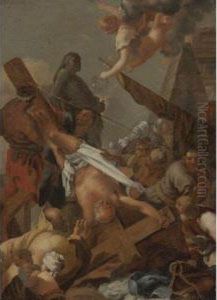 The Crucifixion Of Saint Peter by Sebastian Bourdon
