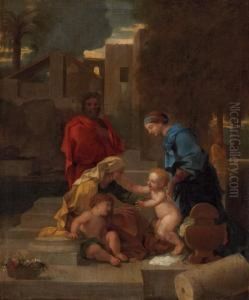 The Holy Family With Saint Elizabeth And The Infant Saint John Thebaptist