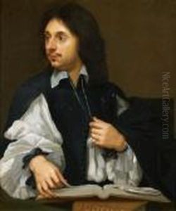 Portrait D'homme Aux Rubans Noirs