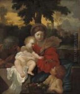 The Holy Family With The Infant Saint John The Baptist
