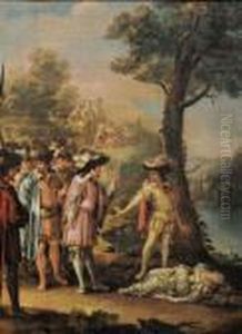 Adispute, A Mythological Scene by Sebastian Bourdon