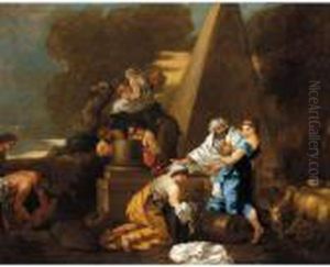 Jacob Burying The Idols by Sebastian Bourdon