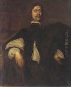 Portrait Of A Gentleman, Three-quarter-length, A Landscapebeyond