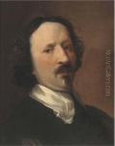 Portrait Of A Gentleman, Bust-length by Sebastian Bourdon