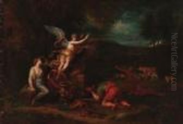 The Scarifice Of Manoah - view 1