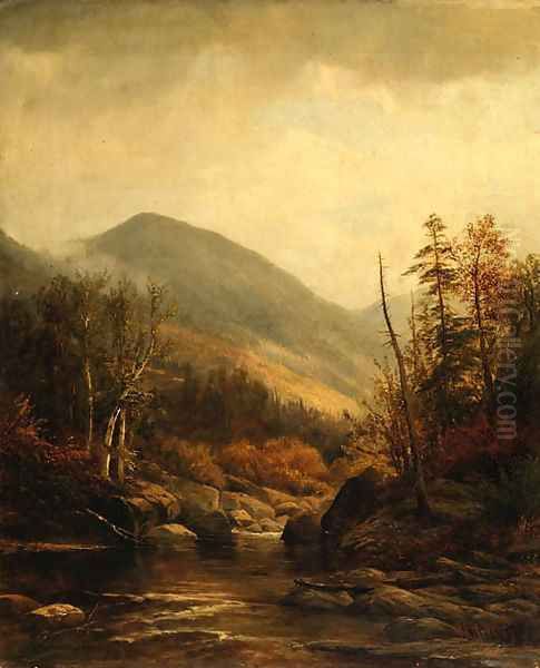 Autumn Landscape with River - view 1