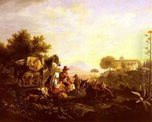 Picking the Grapes by Peter von Hess