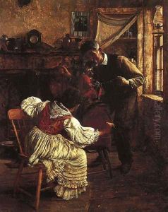The Organ Grinder by Charles Xavier Harris