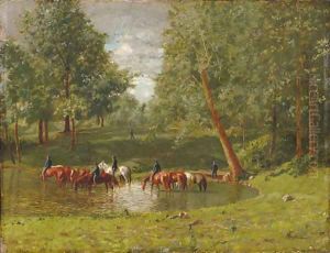 First Ohio Calvary, Huntsville, Alabama by Charles Xavier Harris