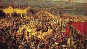 Battle of the Flowers, Fleet Festival by Alexander Harmer