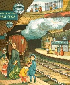 Underground Railway from London Town by Crane, T. (1808-59) and Houghton, E.