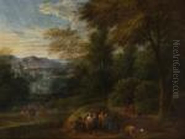 Bewaldete Flusslandschaft - view 1