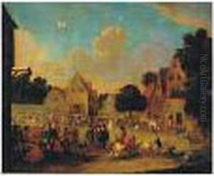View Of A Market