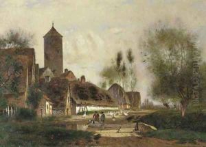 Near Rotterdam and Near Amsterdam two works by Alfred Cornelius Howland