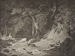 The Forest of Arden Act II Scene I from As You Like It by William Hodges