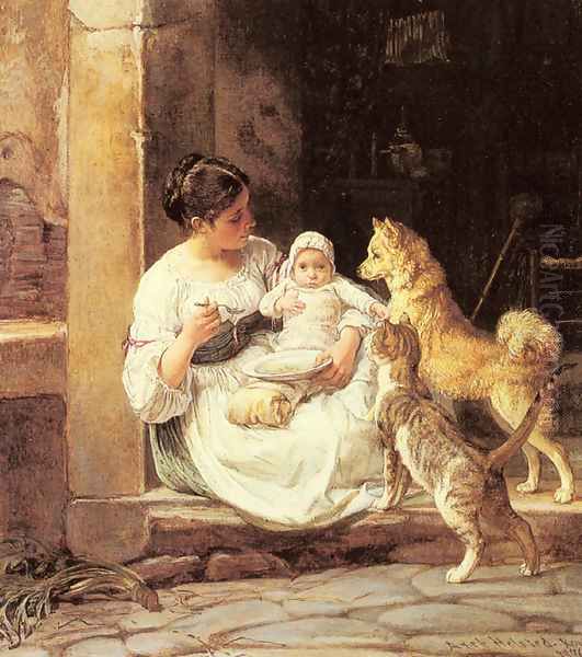 Feeding the Baby - view 1