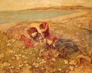 Captive Butterfly by Edward Atkinson Hornel