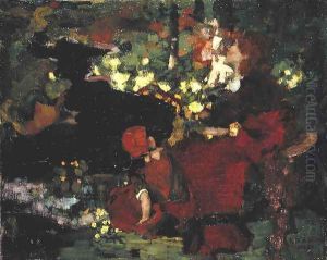 A Pool in the Woods by Edward Atkinson Hornel