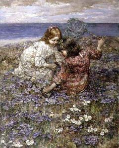 After the Butterfly Chase by Edward Atkinson Hornel