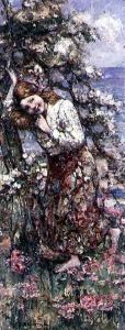 The Blossom Tree by Edward Atkinson Hornel