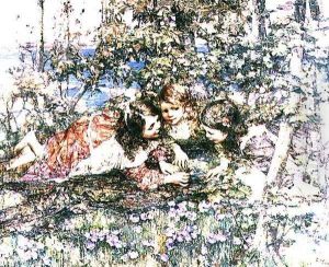 A Summer Idyll by Edward Atkinson Hornel