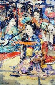 Geisha Girls by Edward Atkinson Hornel