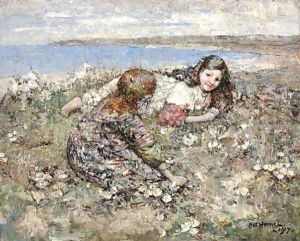 Spring Roses by Edward Atkinson Hornel