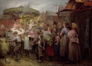 The Village Carnival Hi Hi Hi by Robert Gemmell Hutchison