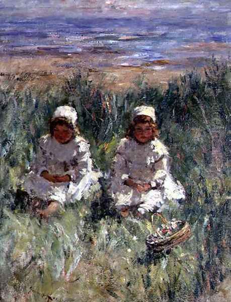 Picking Flowers on the Bents - view 1