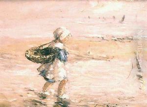 The Little Fishergirl by Robert Gemmell Hutchison