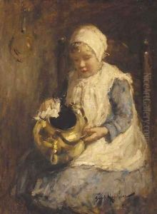 The brass kettle by Robert Gemmell Hutchison
