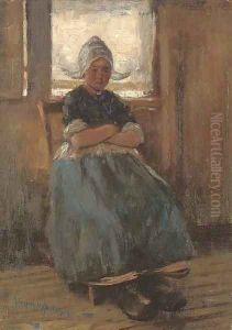 A seated Dutch girl A seated Dutch girl