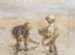 Shrimping by Robert Gemmell Hutchison