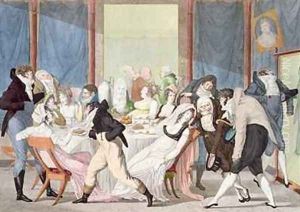 A Parisian Tea Party by Fulchran Jean Harriet