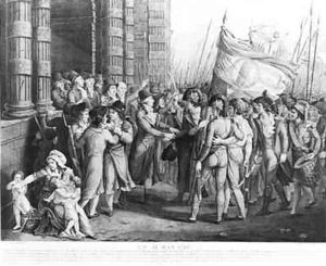 Deputies of the National Convention leaving the Assembly at the Tuileries