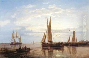 A calm sailing by Abraham Hulk Jun.