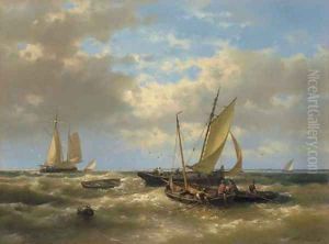 Hauling in the nets by Abraham Hulk Jun.