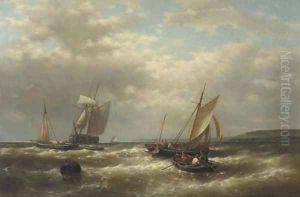 Shipping on a blustery day by Abraham Hulk Jun.