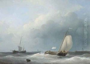 Shipping in a stiff breeze by Abraham Hulk Jun.