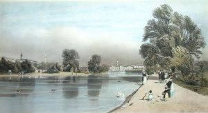 "the Horseguards From St James's Park" by Thomas Shotter Boys