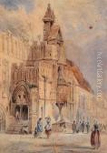 Ansicht Des Alten Rathauses In St. Omer - view 1